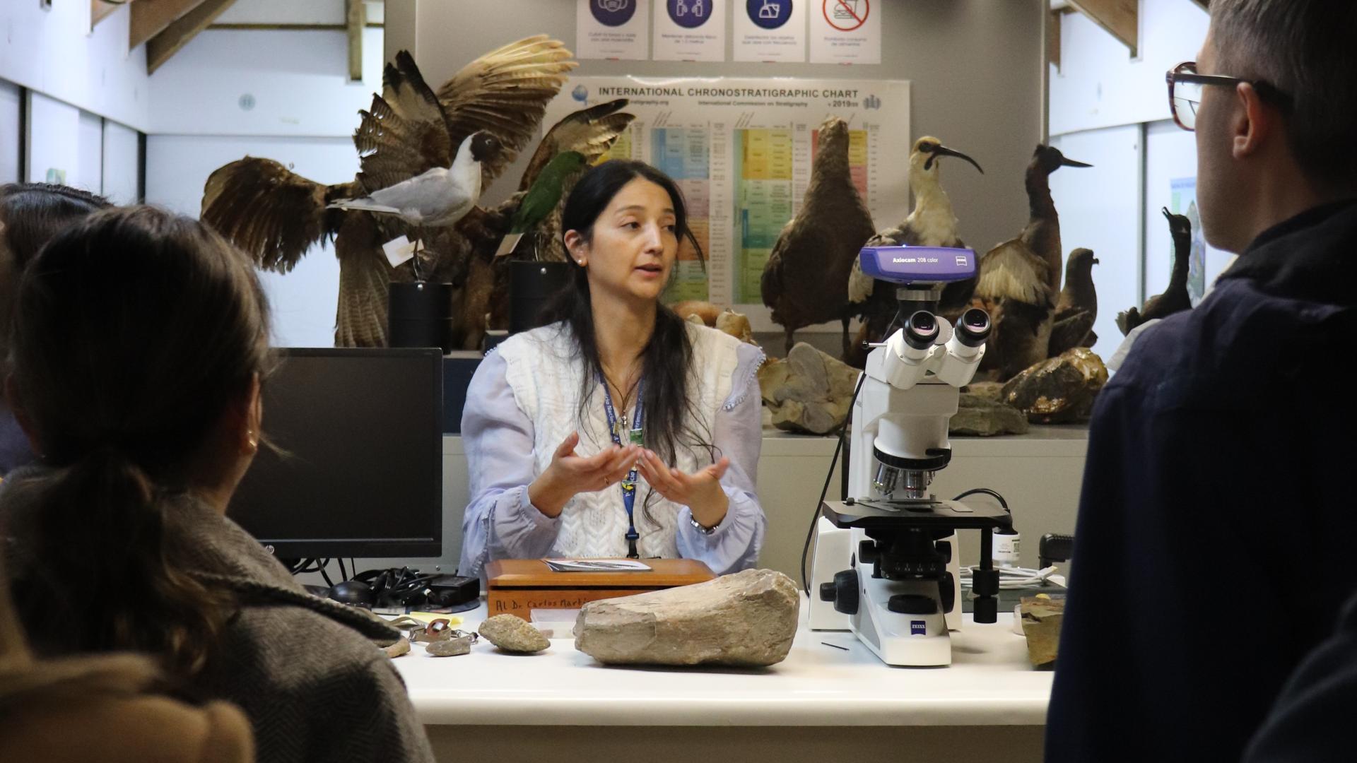 Visita al área de Ciencias Naturales